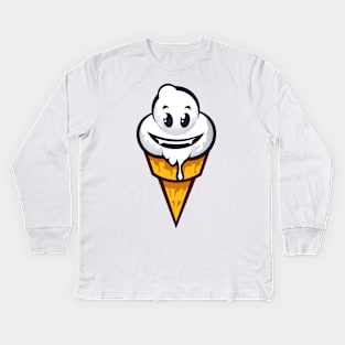 ice cream cute Kids Long Sleeve T-Shirt